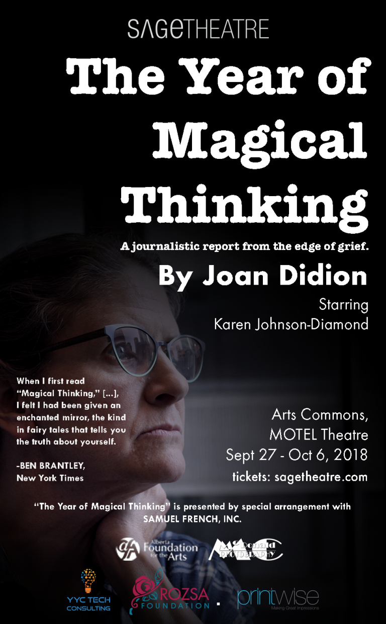 The Year of Magical Thinking Sage Theatre